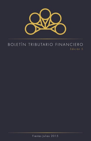 5ta Edición - Boletín Tributario Financiero